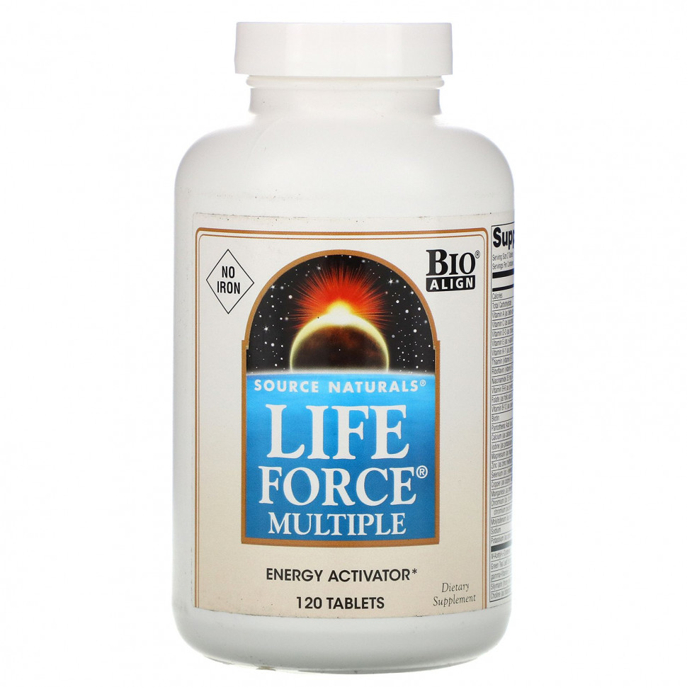   Source Naturals,  Life Force,  , 120     -     -,    