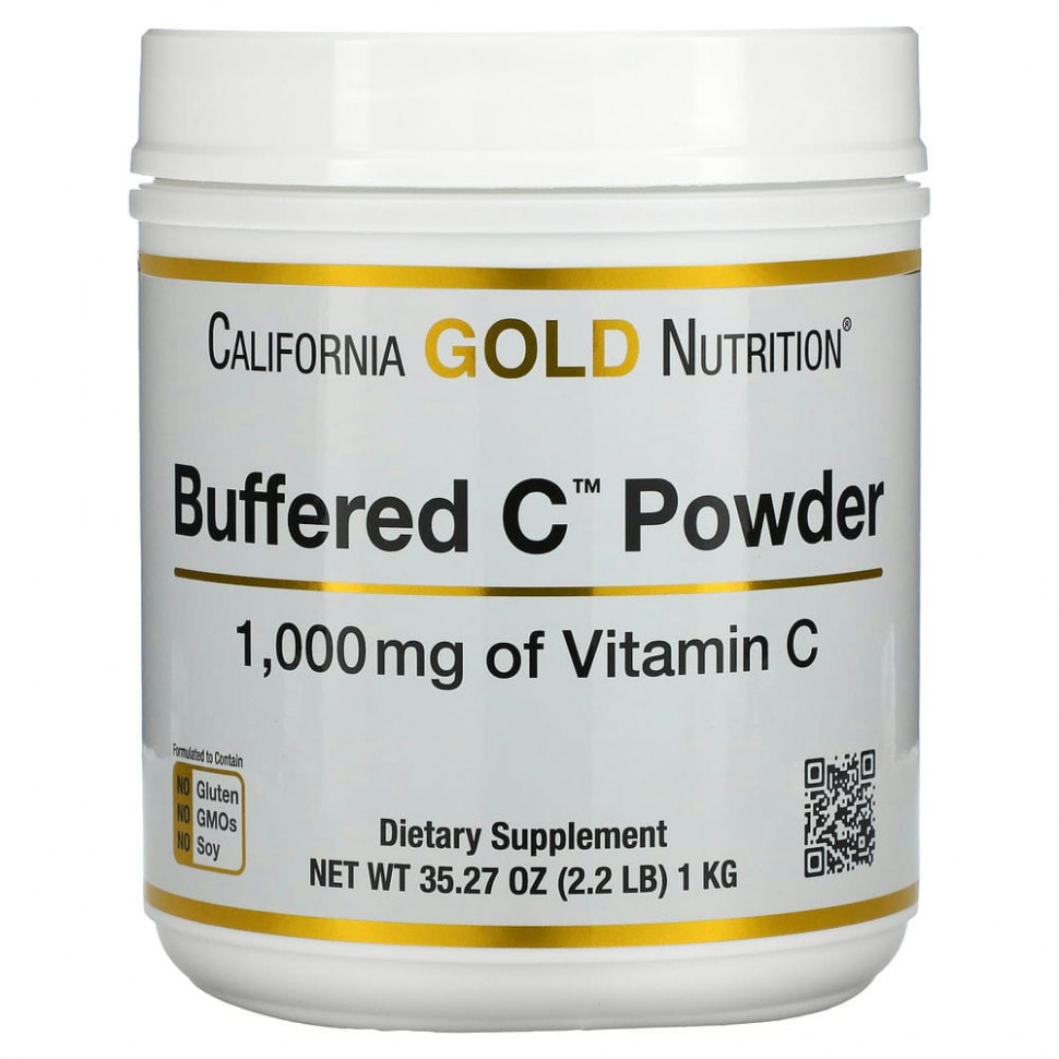   California Gold Nutrition, Buffered Gold C,    C   ,  , 1000 , 1  (2,2 )    -     -,    