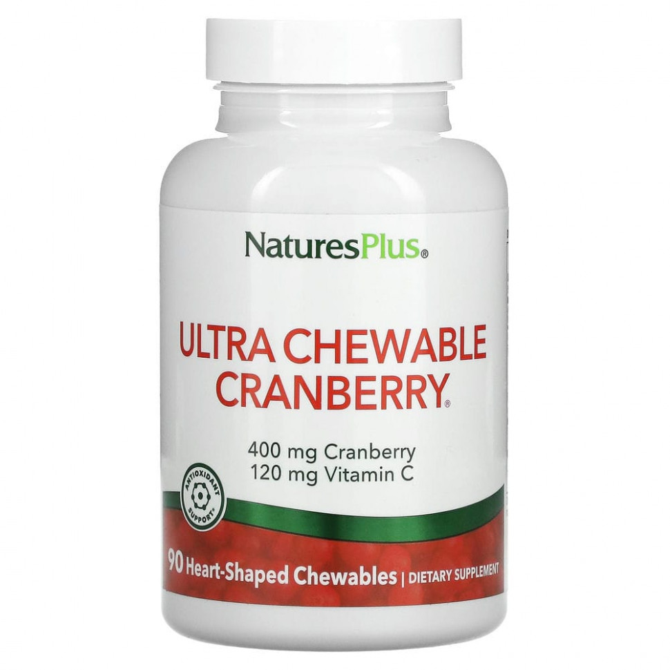   NaturesPlus, Ultra Chewable Cranberry   C,  / , 90      -     -,    