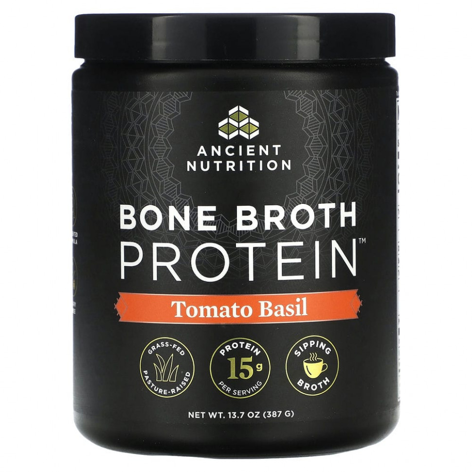   Dr. Axe / Ancient Nutrition, Bone Broth Protein,  , 387  (13,7 )    -     -,    