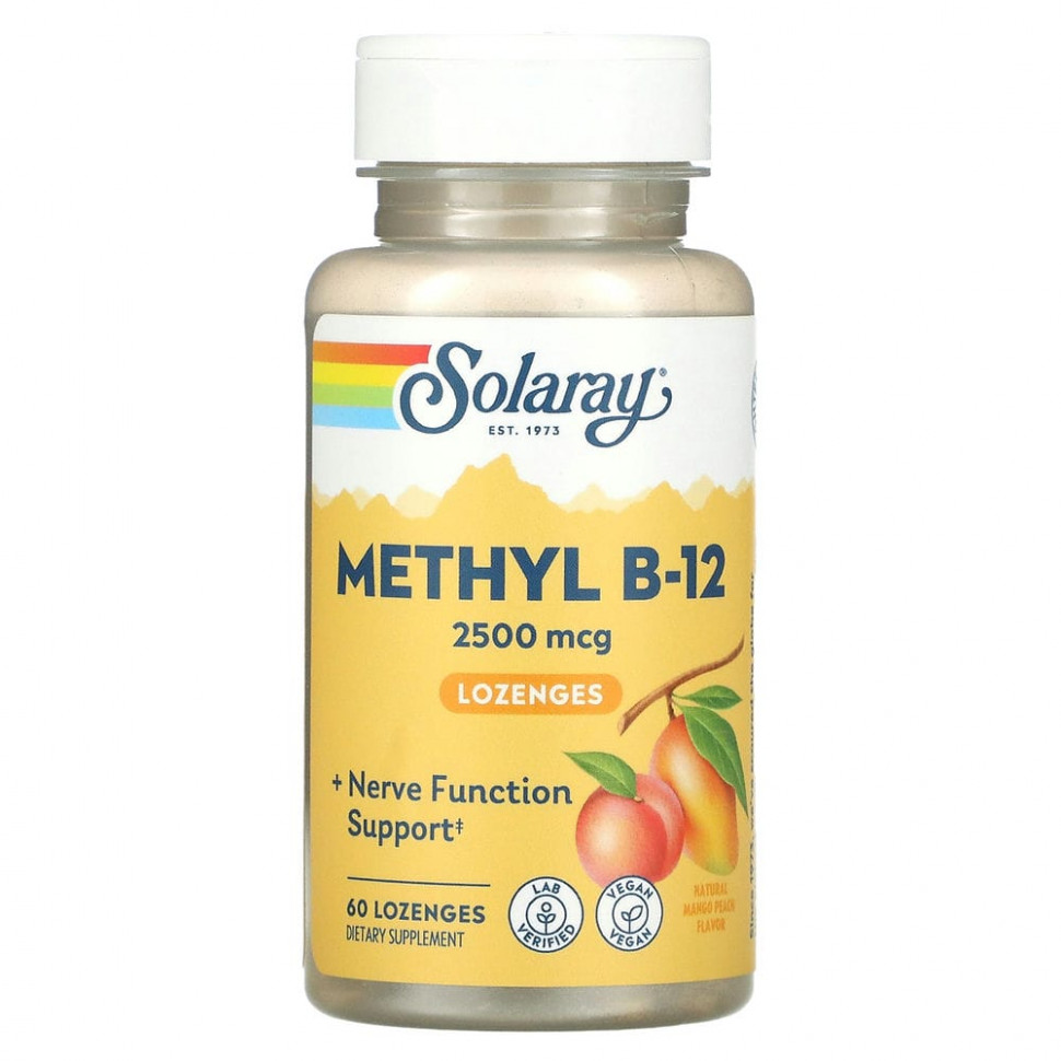   Solaray,   B12,    , 2500 , 60     -     -,    