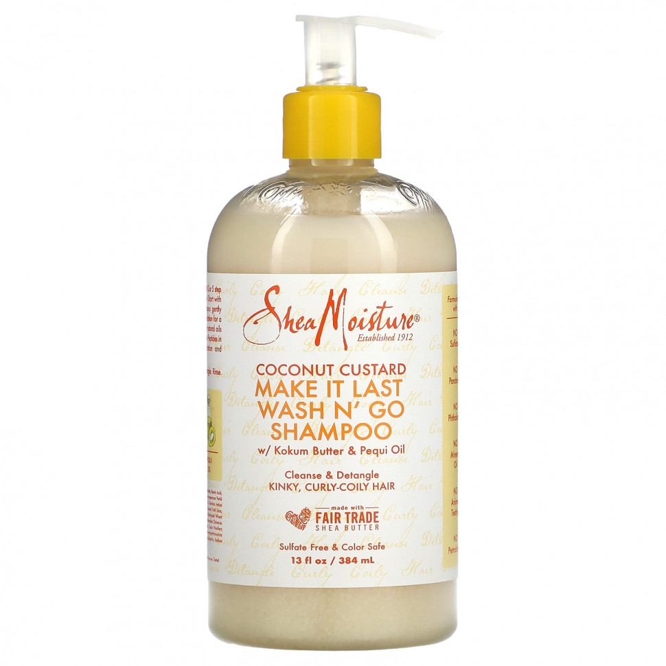   SheaMoisture, Make It Last Wash N 'Go, ,  ,      , 384  (13 . )    -     -,    