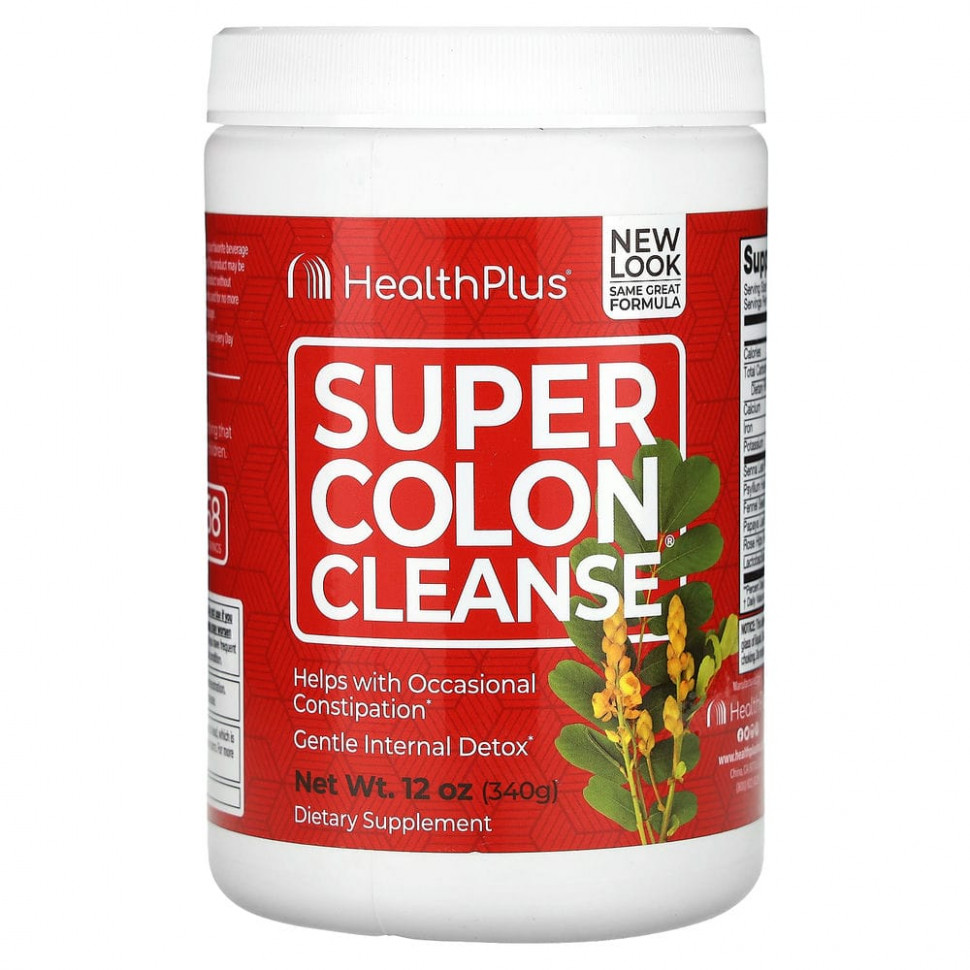   Health Plus, Super Colon Cleanse,    , 340  (12 )    -     -,    