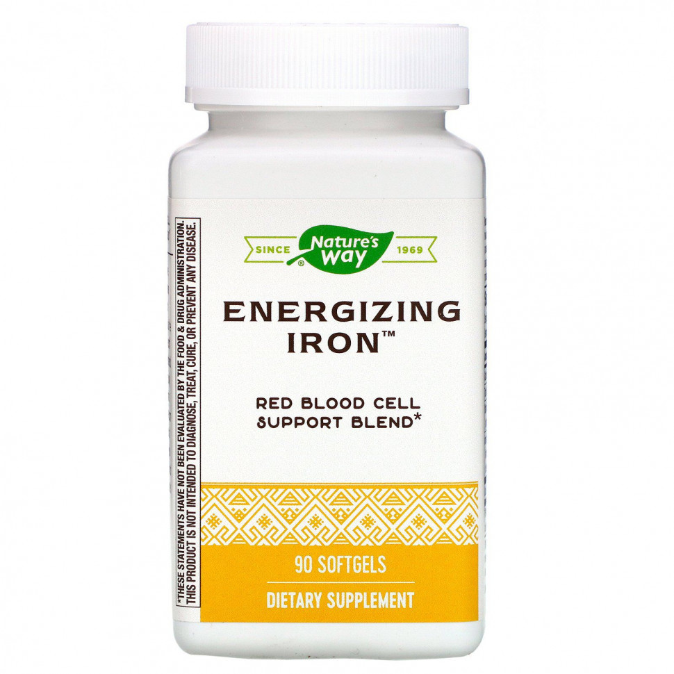   Nature's Way, Energizing Iron,    , 90       -     -,    