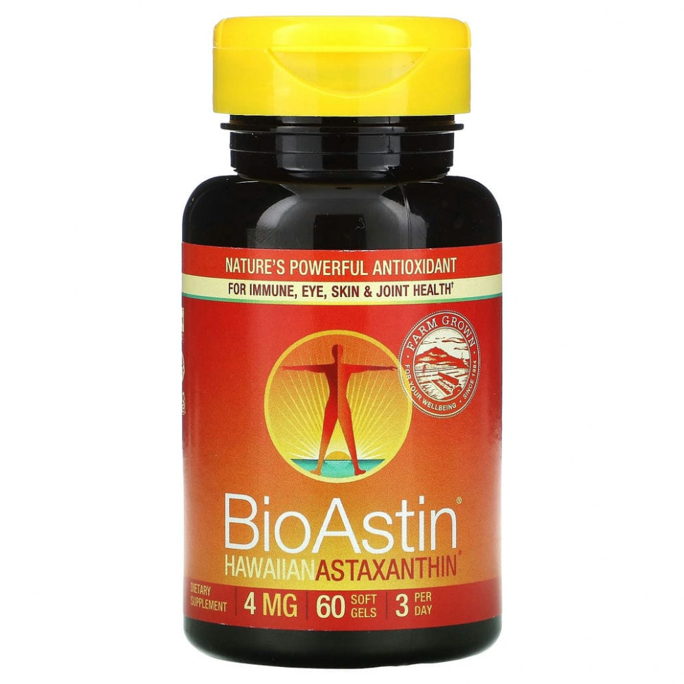   Nutrex Hawaii, BioAstin,  , 4 , 60      -     -,    