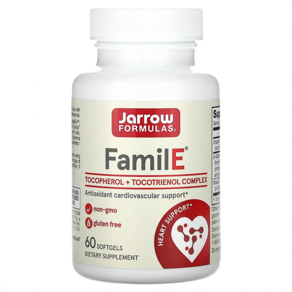   Jarrow Formulas, Famil-E, 60     -     -,    