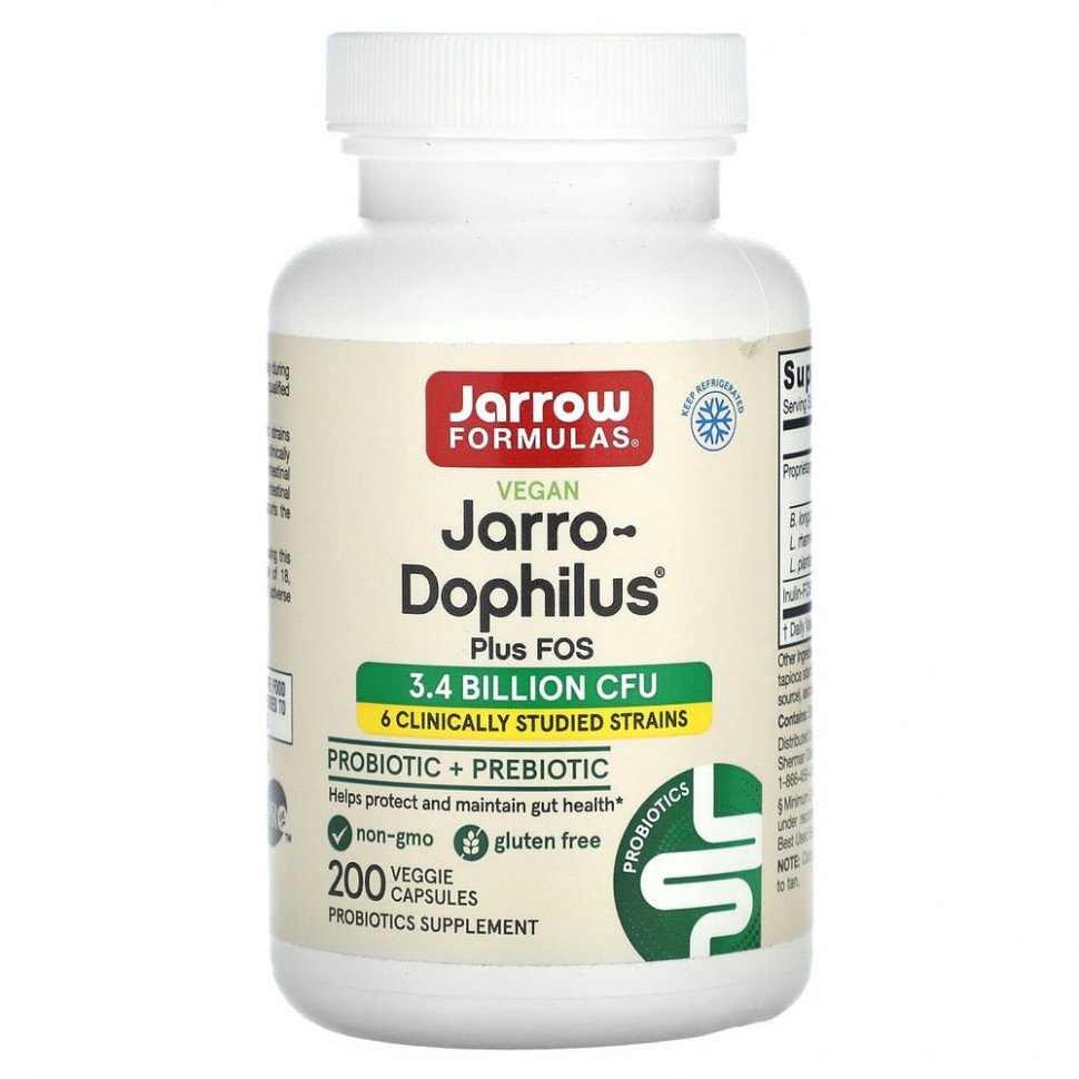   Jarrow Formulas, Jarro-Dophilus  , 3,4 , 200     -     -,    