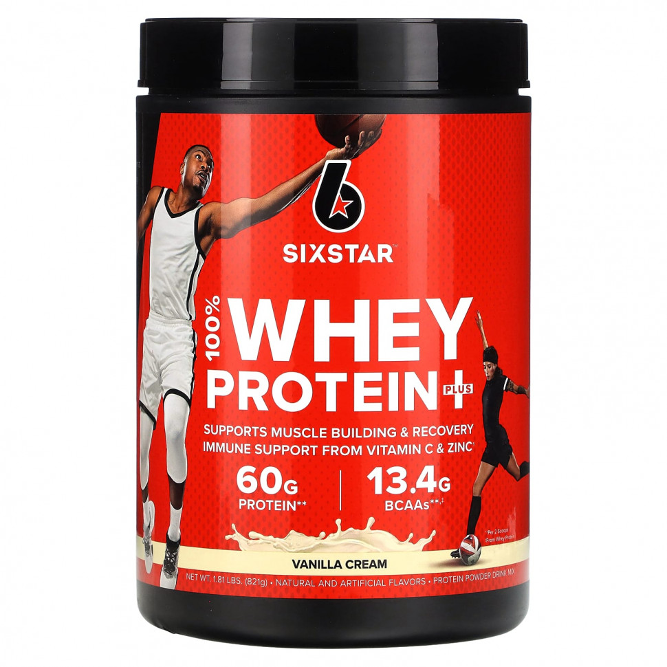   SIXSTAR, 100% Whey Protein Plus,  , 821  (1,81 )    -     -,    