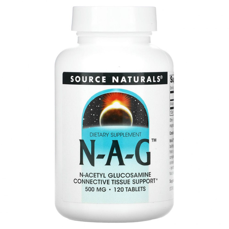   Source Naturals, N-A-G, 500 , 120     -     -,    