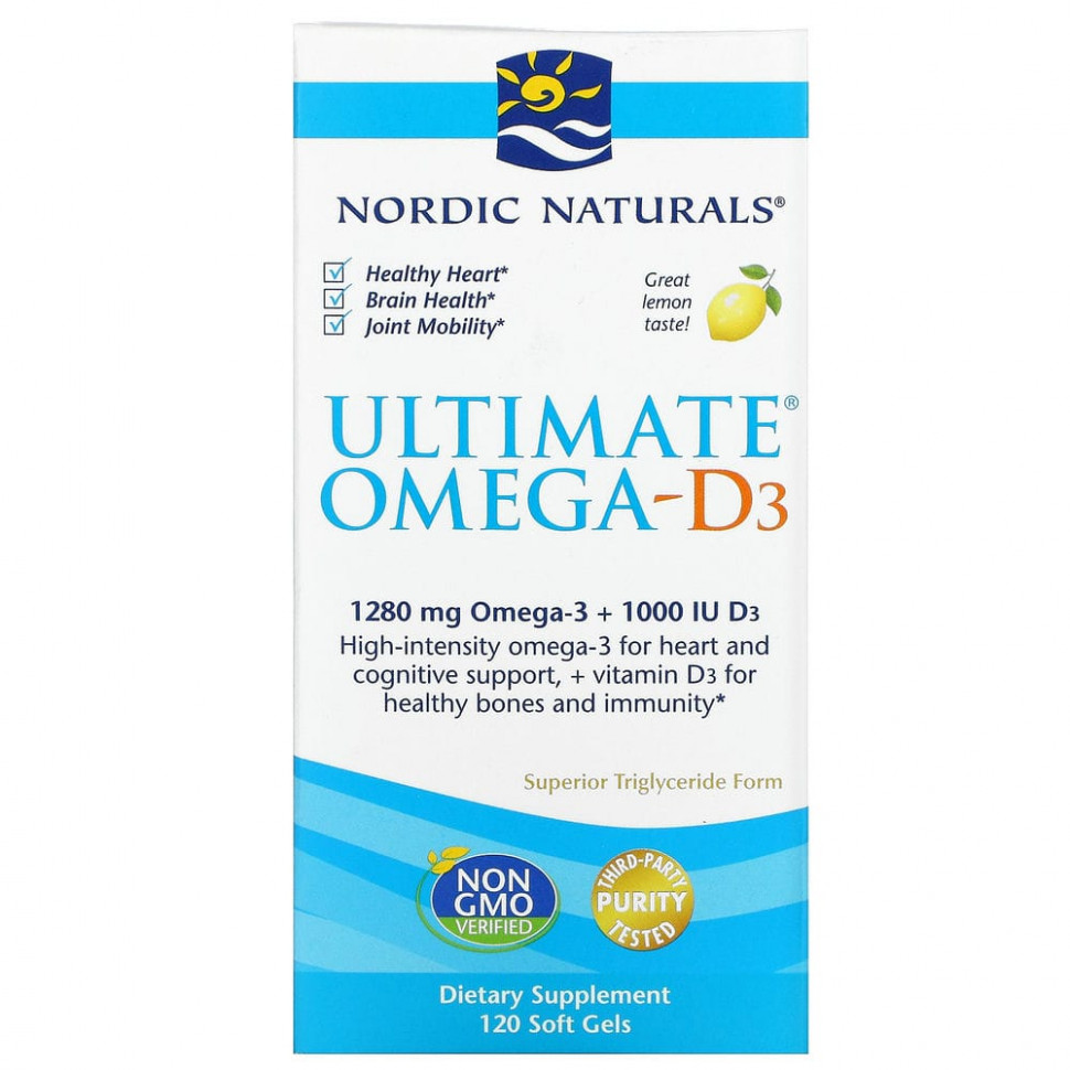   Nordic Naturals, Ultimate -D3,   , 1000 , 120     -     -,    