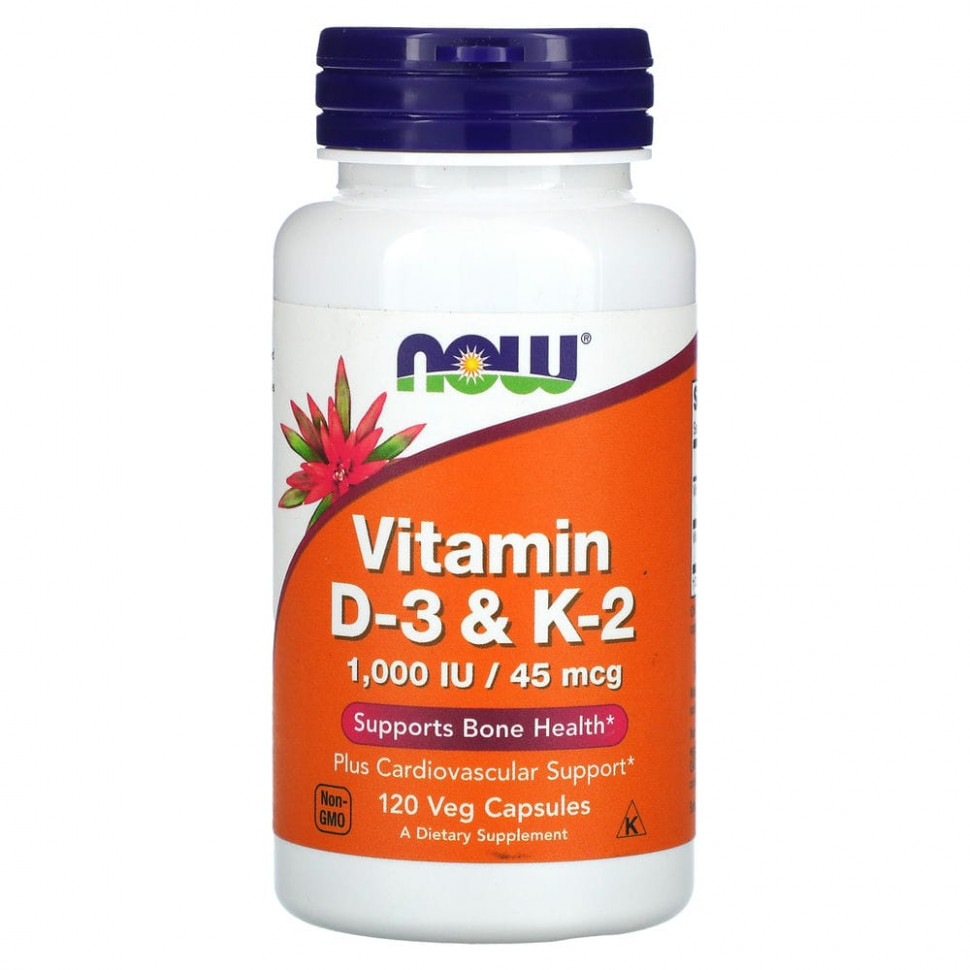   NOW Foods,  D3  K2, 120      -     -,    