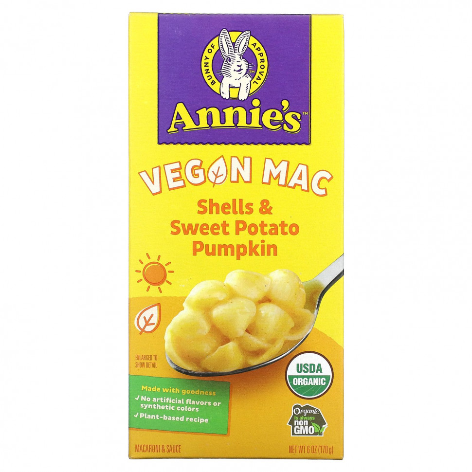   Annie's Homegrown, Vegan Mac,   , , 170  (6 )    -     -,    