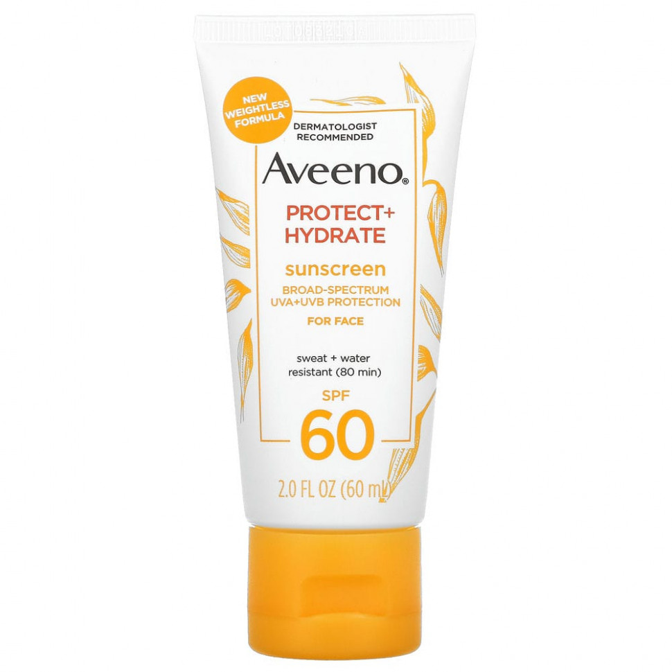   Aveeno, Protect + Hydrate,  ,  , SPF 60, 60  (2 . )    -     -,    