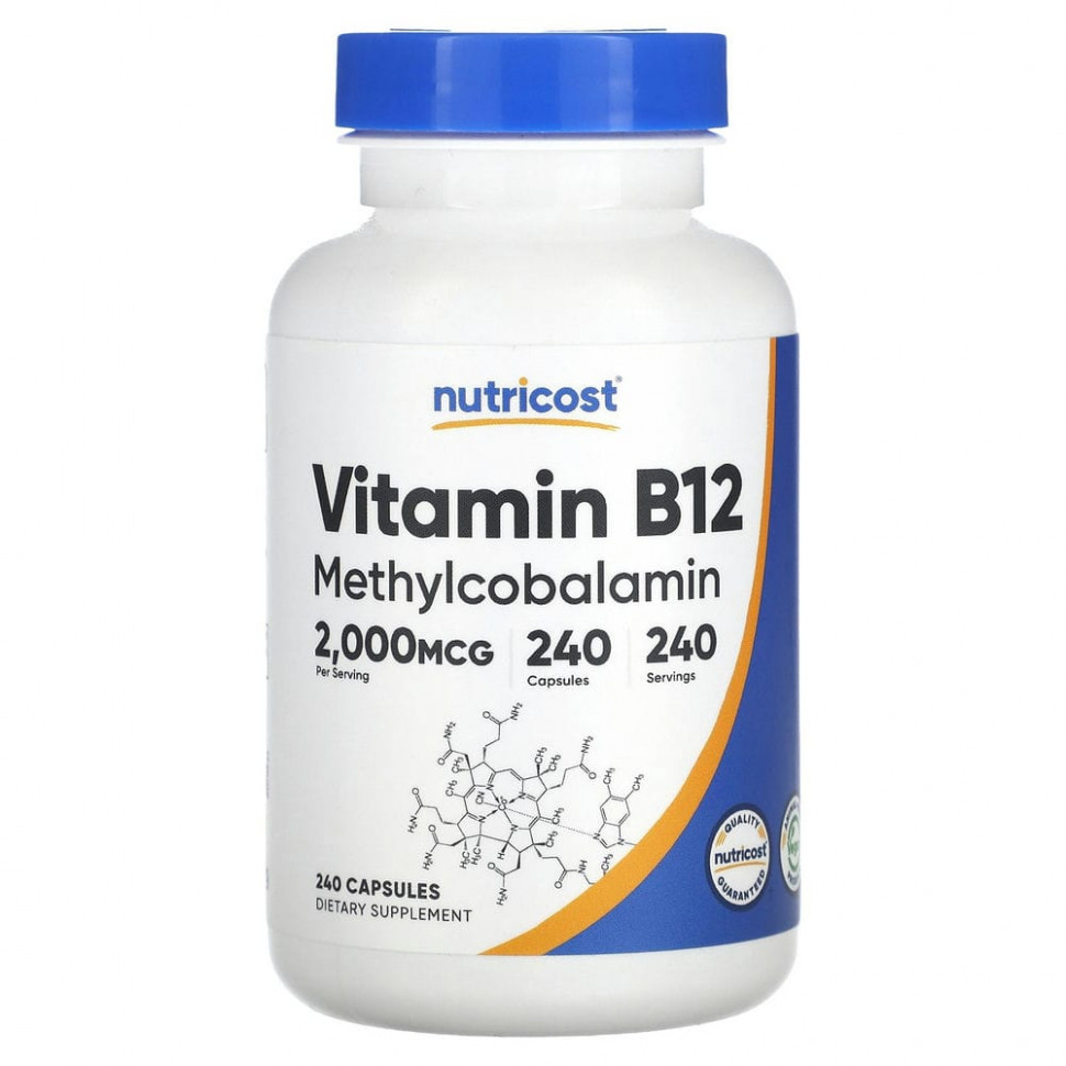   Nutricost,  B12, 2000 , 240     -     -,    