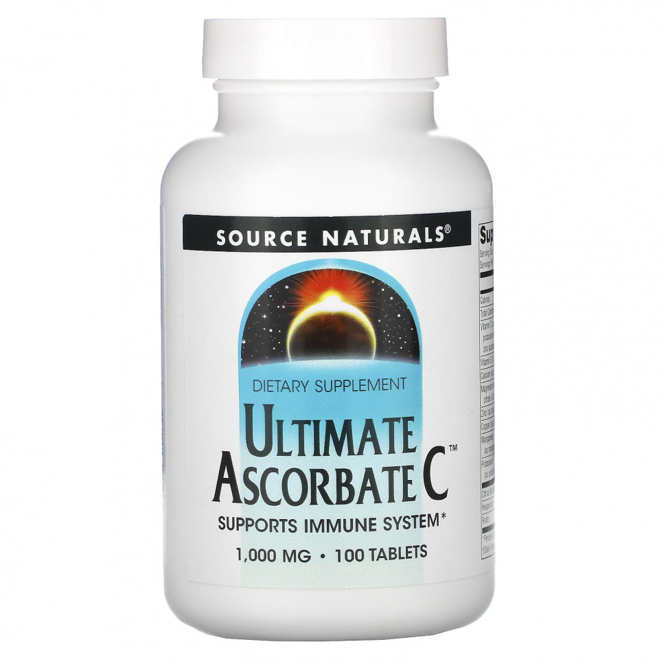   Source Naturals, Ultimate Ascorbate C, 1000 , 100     -     -,    