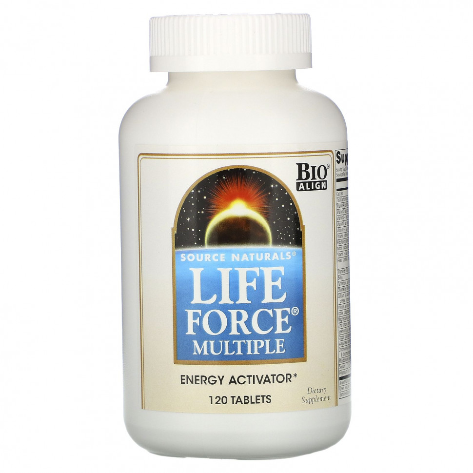   Source Naturals, Life Force Multiple, 120     -     -,    