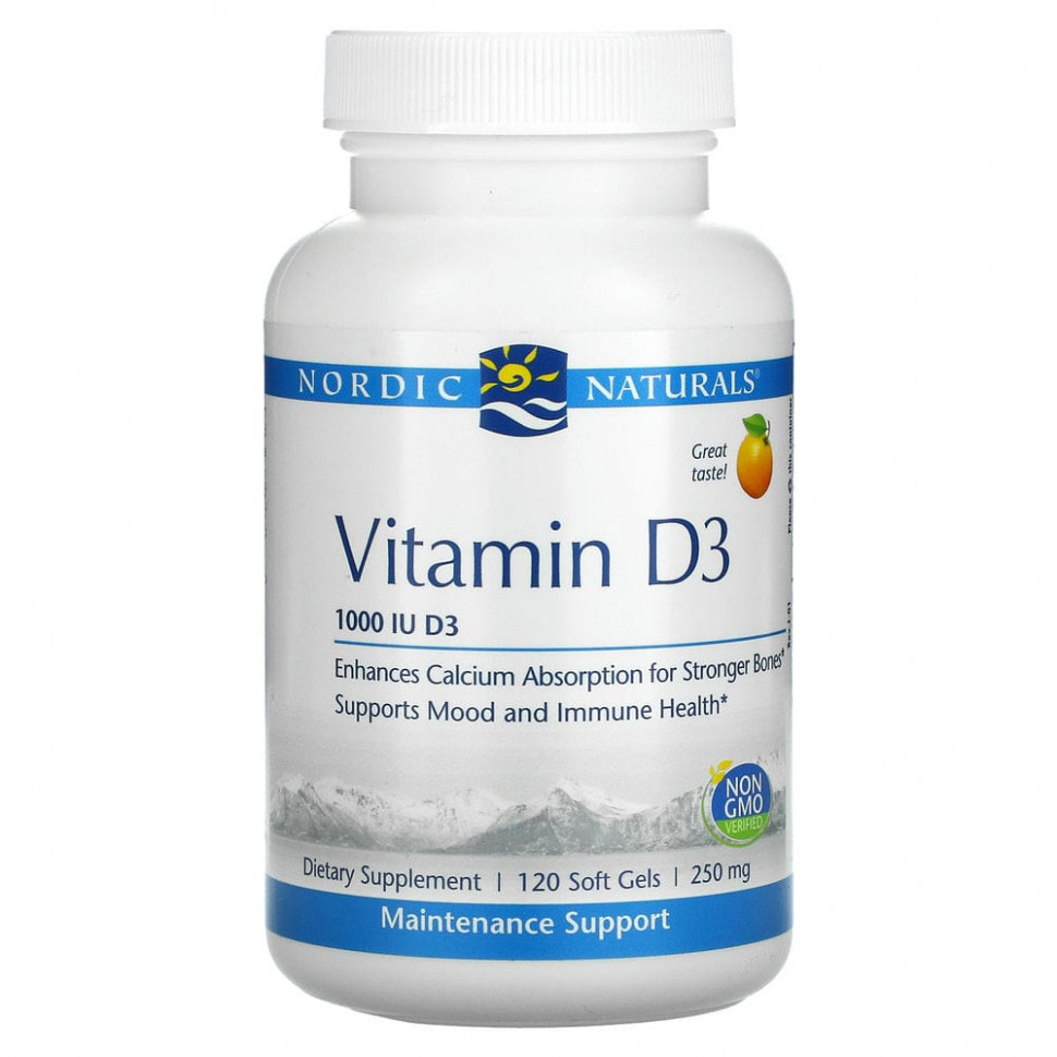   Nordic Naturals,  D3, , 1000 , 120      -     -,    