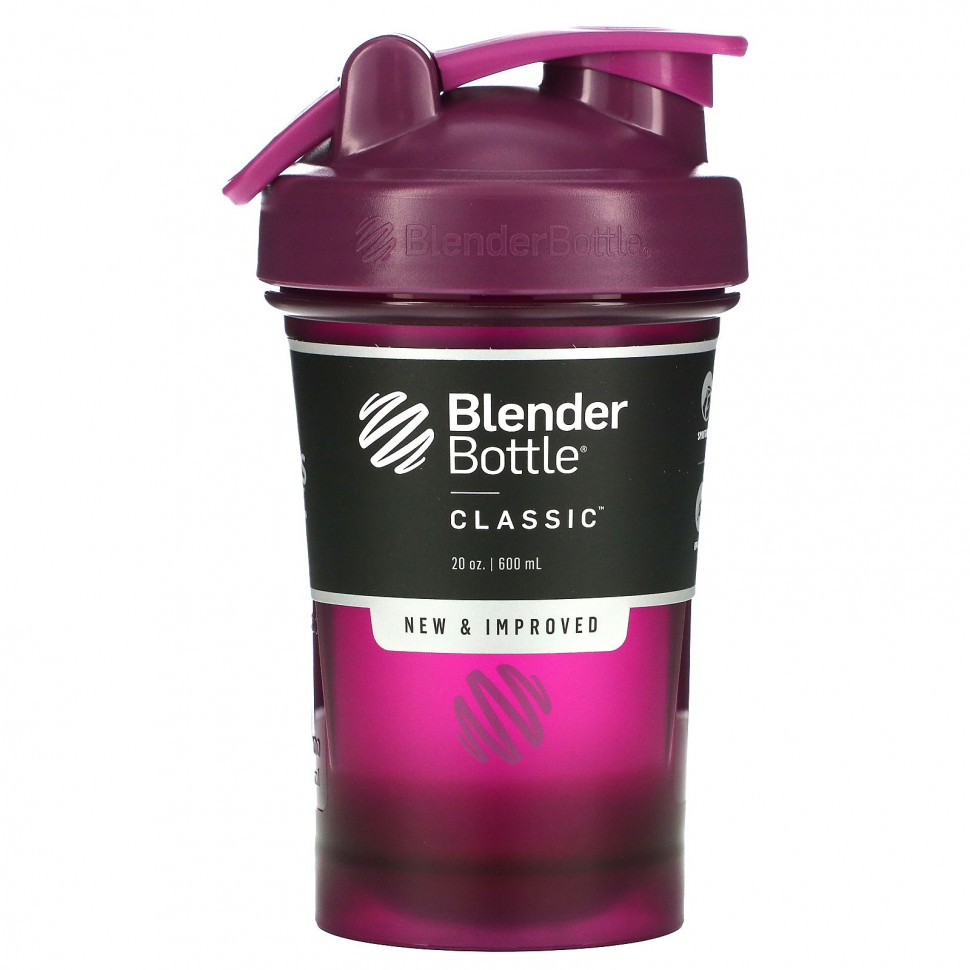   Blender Bottle, Classic With Loop,    , , 600  (20 )    -     -,    