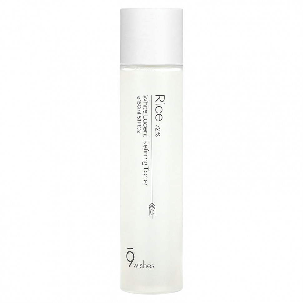   9Wishes, White Lucent Refining Toner, 150  (5,1 . )    -     -,    