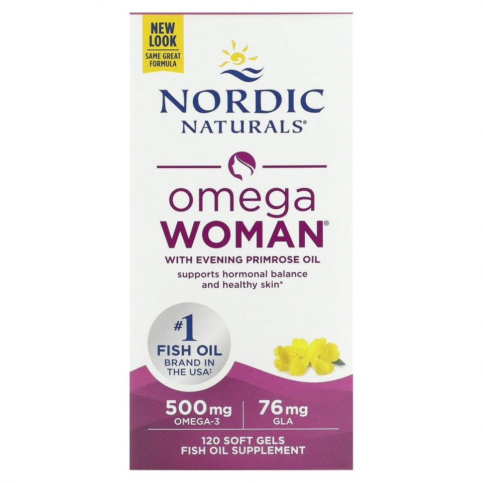   Nordic Naturals, Omega Woman,    , 120     -     -,    