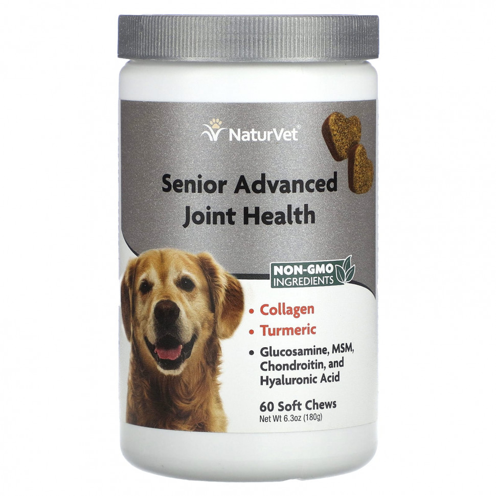   NaturVet, Senior Advanced Joint Health,  , 60  , 180  (6,3 )    -     -,    