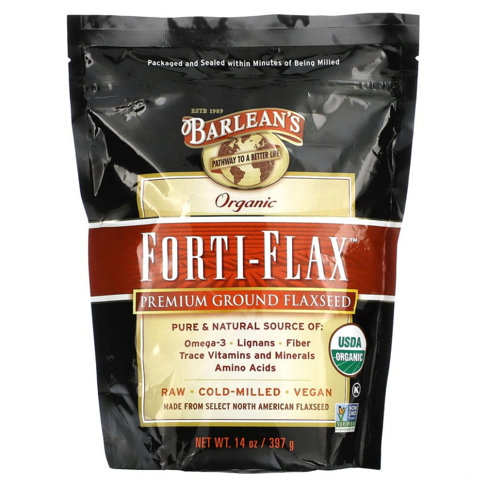   Barlean's, Organic Forti-Flax,     , 397  (14 )    -     -,    