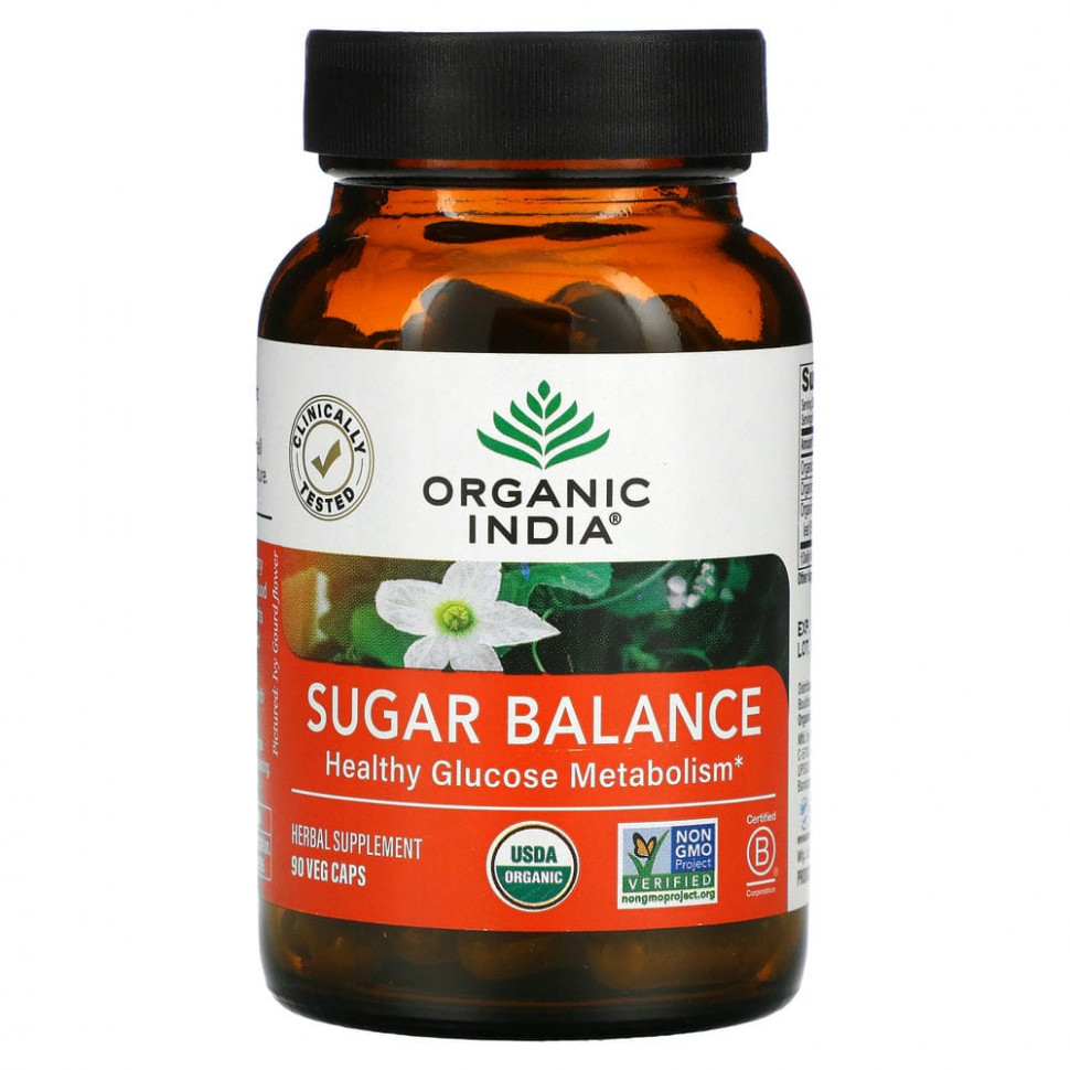   Organic India, Sugar Balance,   , 90      -     -,    