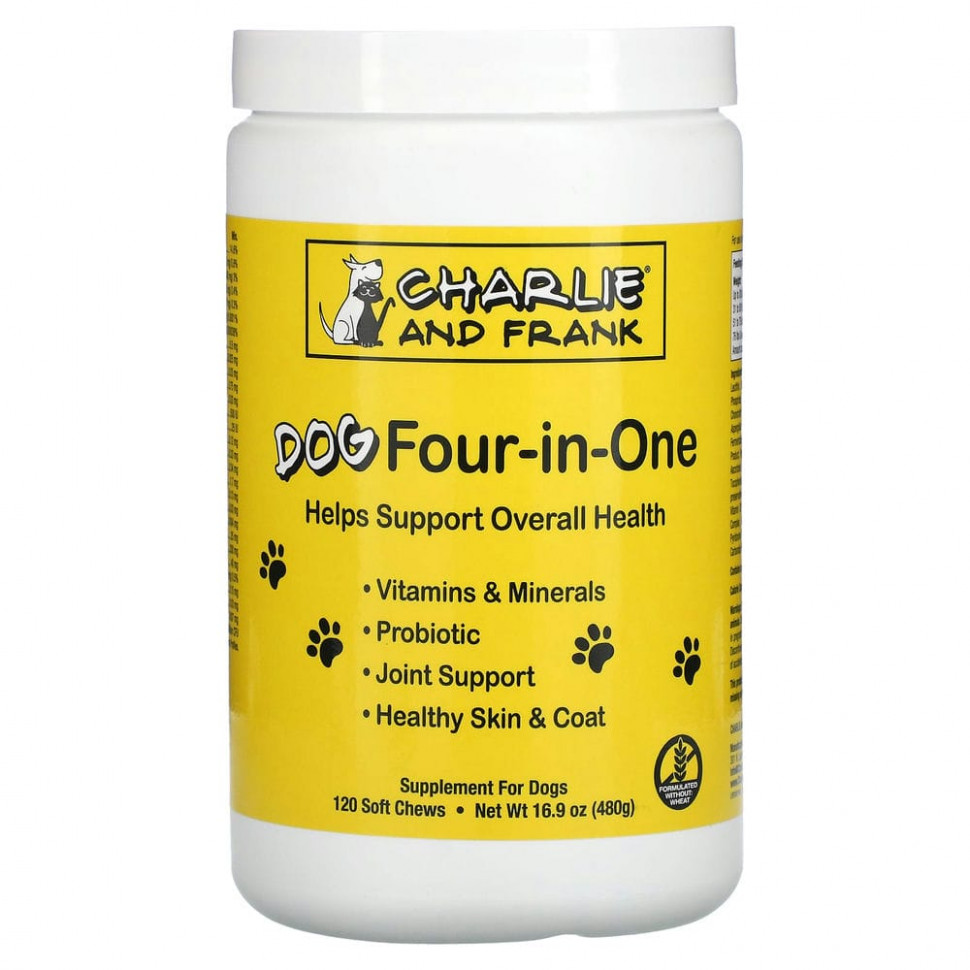   Charlie & Frank, Dog Four-in-One, 120       -     -,    