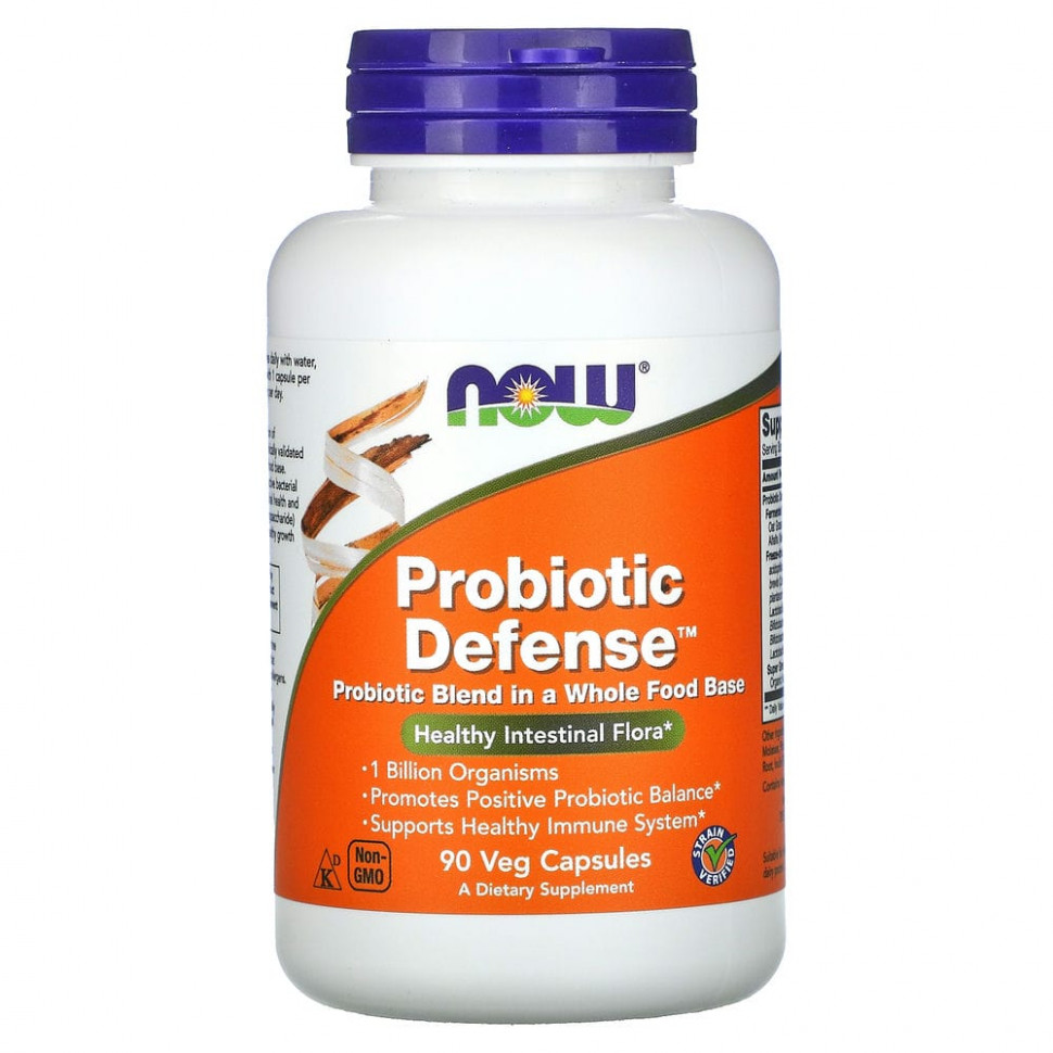   NOW Foods, Probiotic Defense, 90      -     -,    