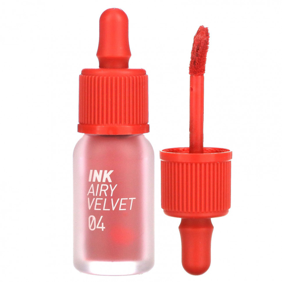   Peripera,    Ink Airy Velvet Lip Tint, 04 Pretty Pink, 4  (0,14 )    -     -,    