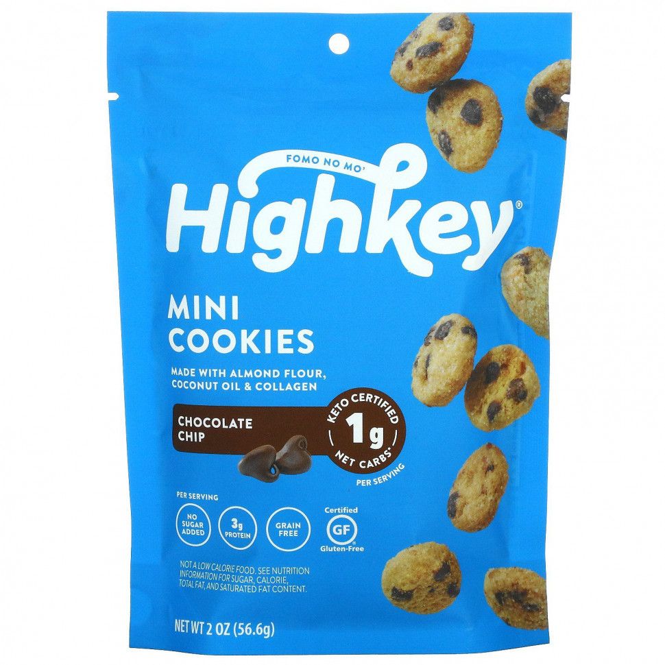   HighKey, Mini Cookies,  , 56,6  (2 )    -     -,    