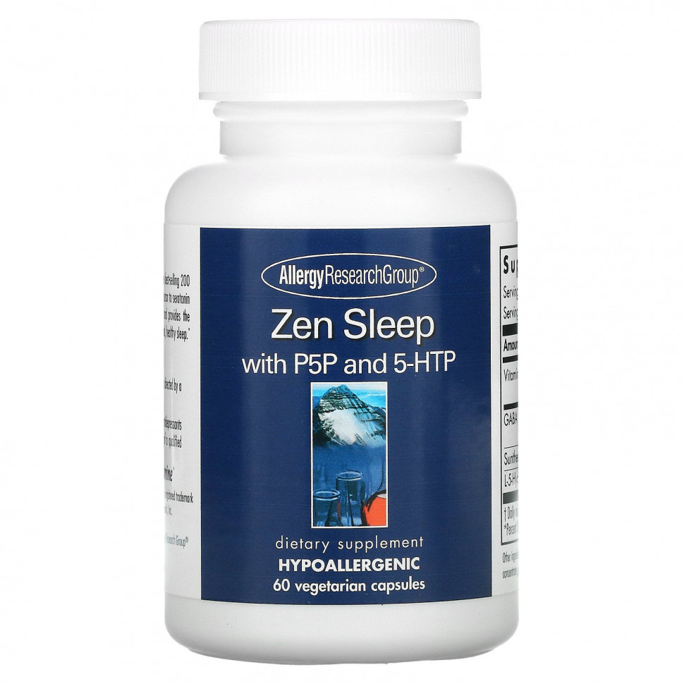   Allergy Research Group,  Zen Sleep  P5P  5-HTP, 60      -     -,    