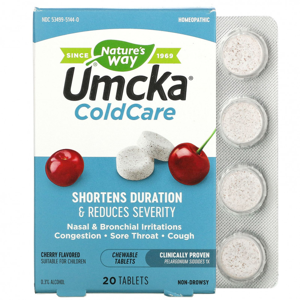   Nature's Way, Umcka, ColdCare, , 20      -     -,    