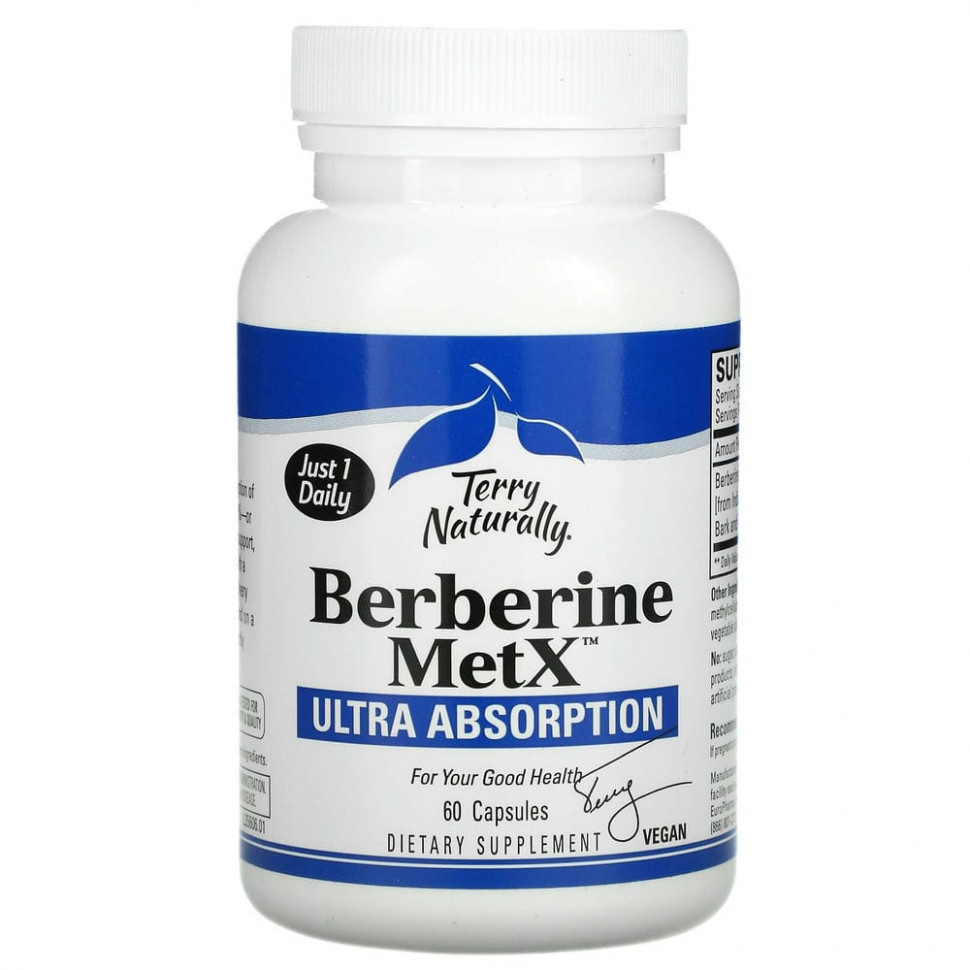   Terry Naturally, Berberine MetX,  , 60     -     -,    