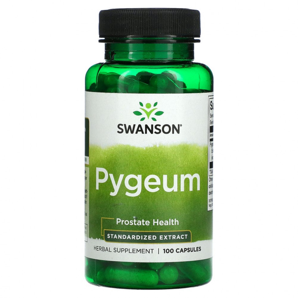   Swanson, Pygeum, Prostate Health, 100 Capsules    -     -,    