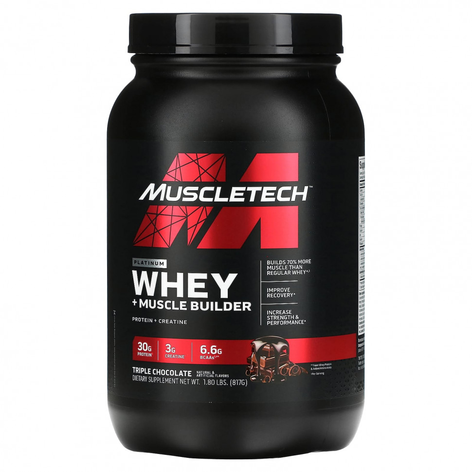   MuscleTech, Platinum Whey + Muscle Builder,  , 817  (1,8 )    -     -,    