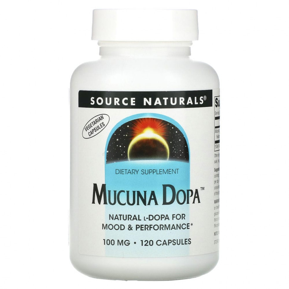   Source Naturals, Mucuna Dopa, 100 , 120     -     -,    