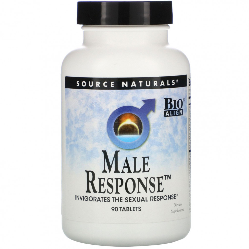   Source Naturals, Male Response, 90     -     -,    