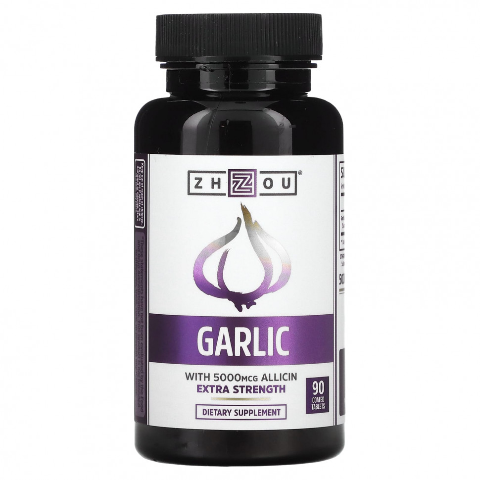   Zhou Nutrition, Garlic Extra Strength, 90 ,      -     -,    