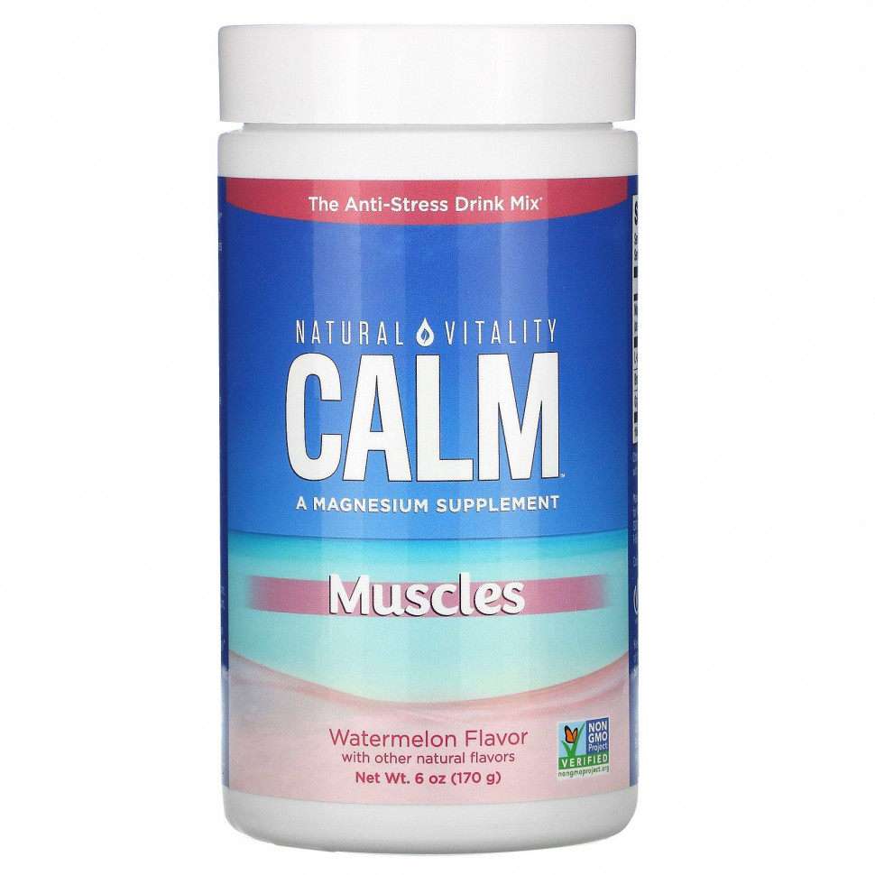   Natural Vitality, Calm, Muscles,  , 6  (170 )    -     -,    