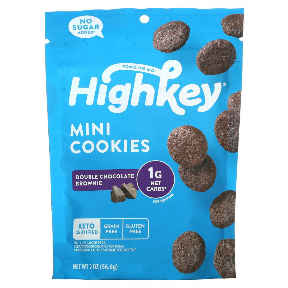   HighKey, Mini Cookies,   , 56,6  (2 )    -     -,    