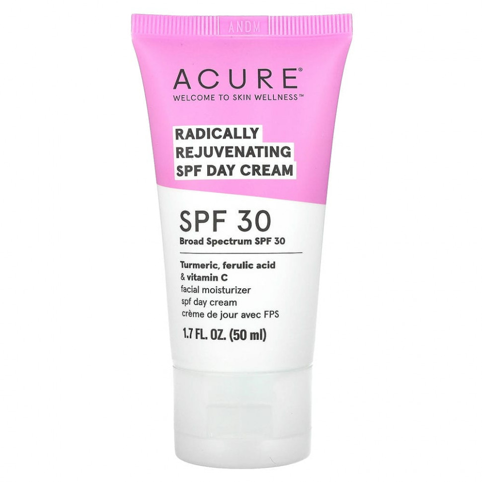   Acure, Radically Rejuvenating,  , SPF 30, 50  (1,7 . )    -     -,    