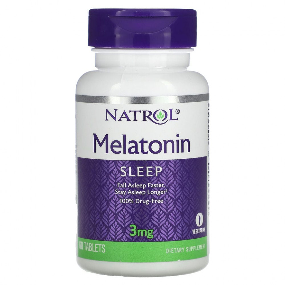   Natrol, Melatonin (), 3 , 60     -     -,    