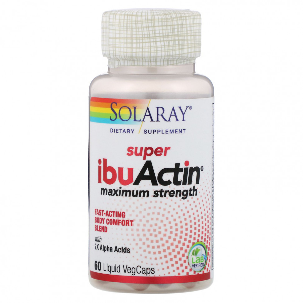   Solaray, Super IbuActin,  , 60      -     -,    