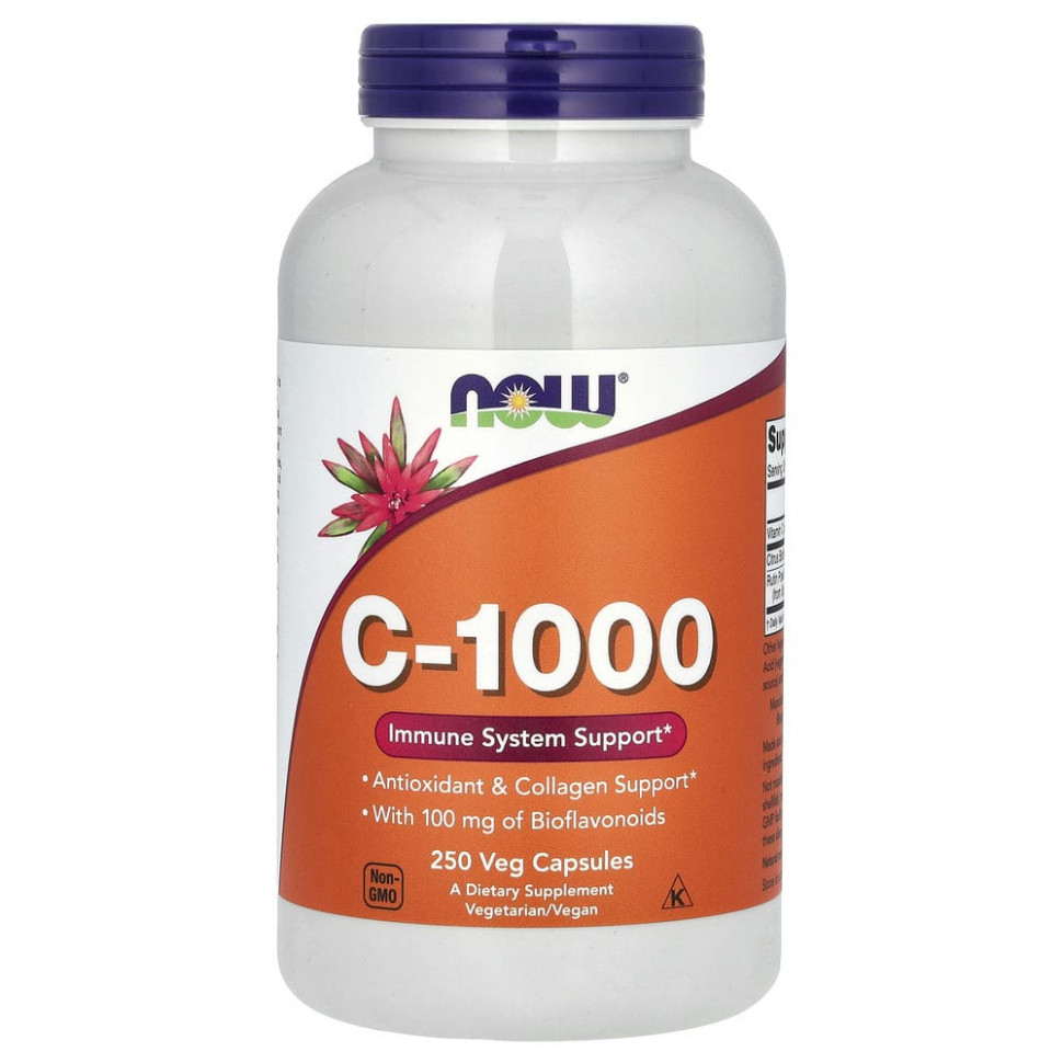   NOW Foods, C-1000,  100  , 250      -     -,    