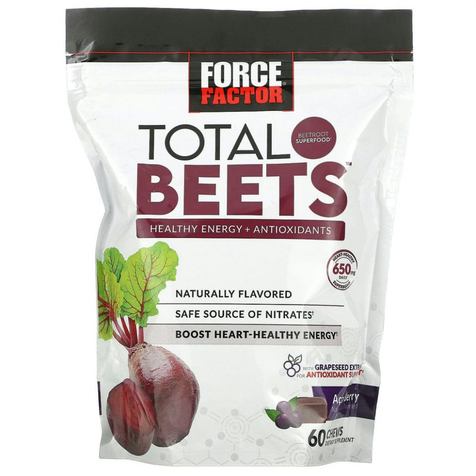   Force Factor, Total Beets,     ,    , 325 , 60      -     -,    