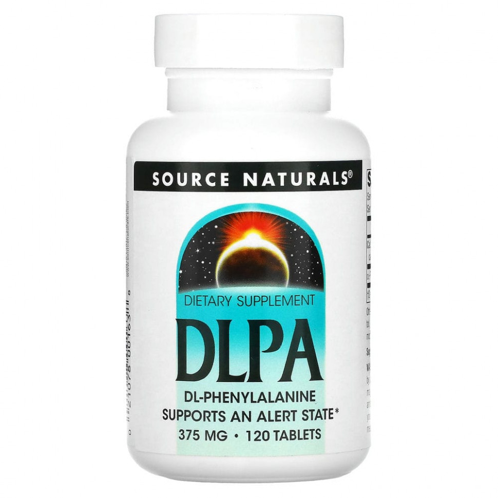   Source Naturals, DLPA, 375 , 120     -     -,    