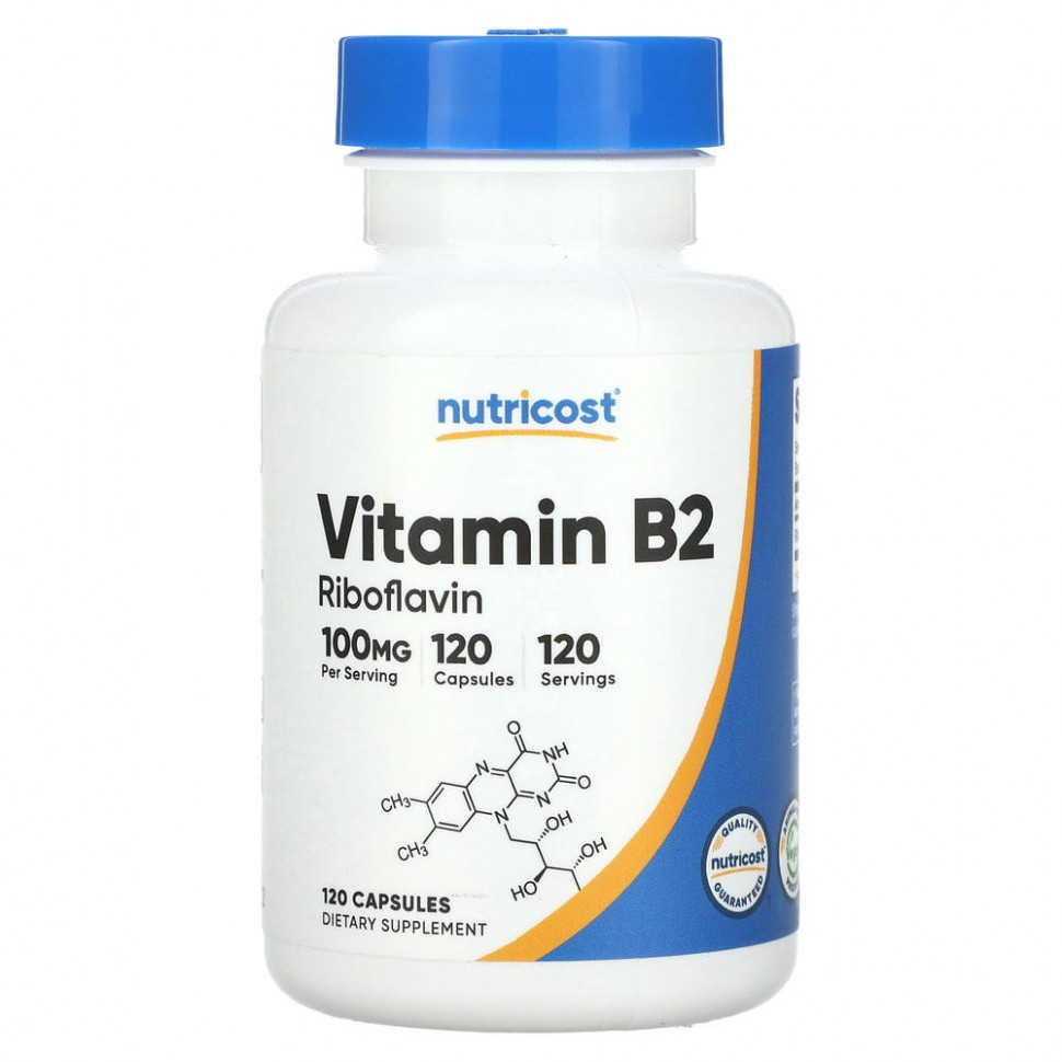   Nutricost,  B2, , 100 , 120     -     -,    