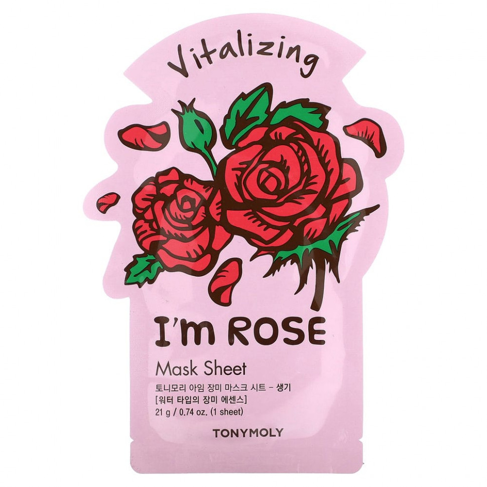   Tony Moly, I'm Rose, Vitalizing Beauty Mask,  , 1 ., 21  (0,74 )    -     -,    