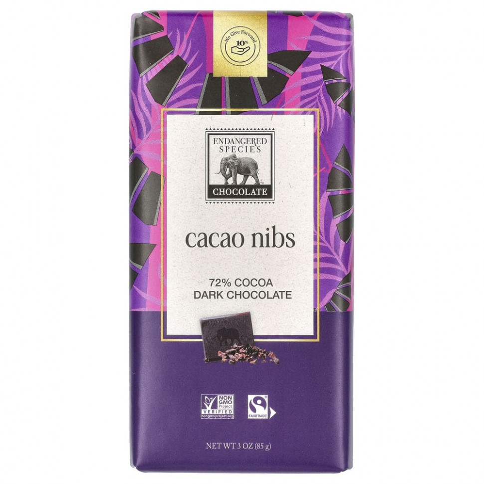   Endangered Species Chocolate,   +  , 72% , 85  (3 )    -     -,    